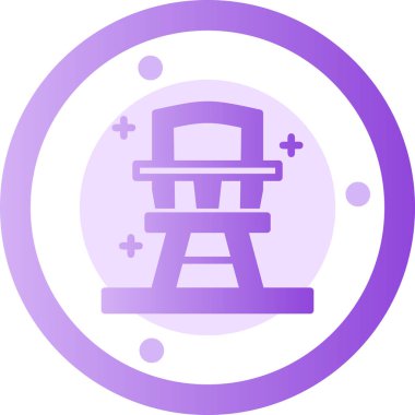 Modern yapı simgesinin vektör illüstrasyonu