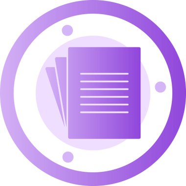 Vektör belgesi Simge illüstrasyonu