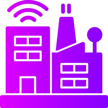 Kablosuz. Web simgesi basit illüstrasyon