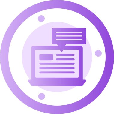 Modern simgenin vektör illüstrasyonu