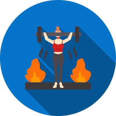 İnşaatçı spor salonunda ağırlık kaldırıyor.