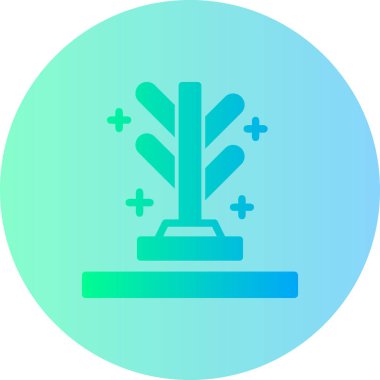 ağaç simgesi vektör illüstrasyonu