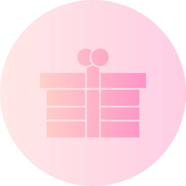 hediye kutusu simgesinin vektör illüstrasyonu