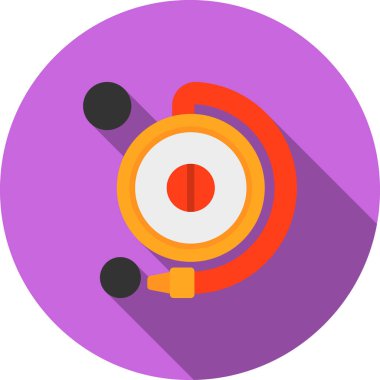 Müzik simgesi vektör illüstrasyonu