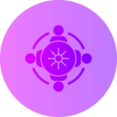 Bir yıldız simgesinin vektör illüstrasyonu