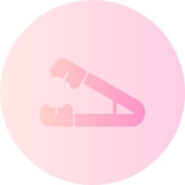 Benzersiz elektrik süpürgesi vektör çizgisi simgesi