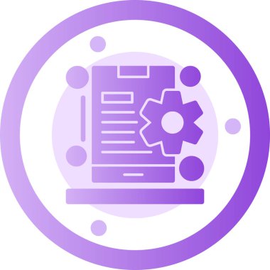 Seo web simgesinin vektör illüstrasyonu