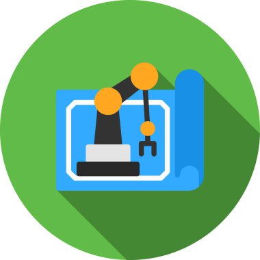 Modern simgenin vektör illüstrasyonu