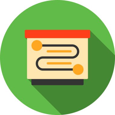 Takvim Düz Vektör Simgesi