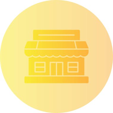Dükkanı web simgesi, vektör çizim