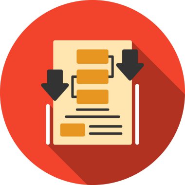 dosya dizini vektör illüstrasyonu