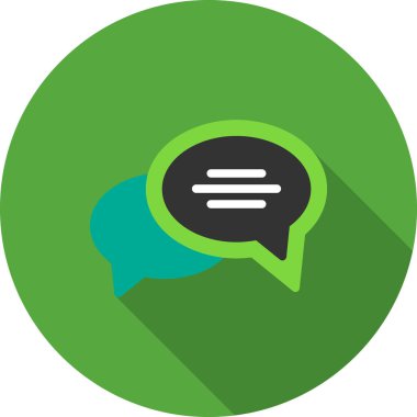 konuşma kabarcığı vektör çizimi