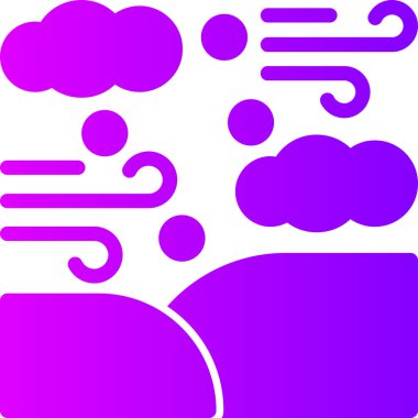 Bulut simgesi vektör illüstrasyonu