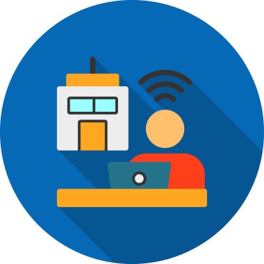 Yazıcı simgesi, vektör illüstrasyonu