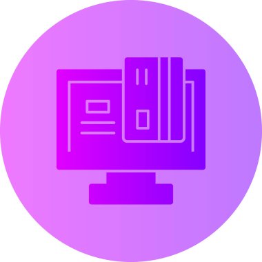 bilgisayar simgesi vektör illüstrasyonu