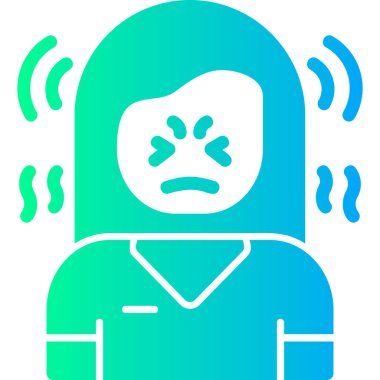 Soğuk soğuk ikon ile doldurulmuş - taslak biçimi