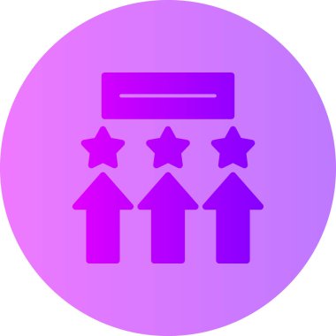 Geribildirim derecelendirme web simgesi basit tasarım, vektör illüstrasyonu