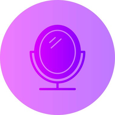 Mikrofon. Web simgesi basit illüstrasyon