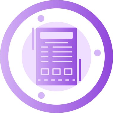 Kitap. Web simgesi basit illüstrasyon