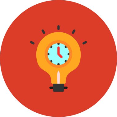 Alarm simgesi, vektör illüstrasyonu