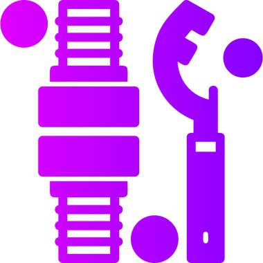 Modern bir simgenin vektör illüstrasyonu