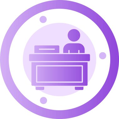 Bir insan simgesinin vektör illüstrasyonu