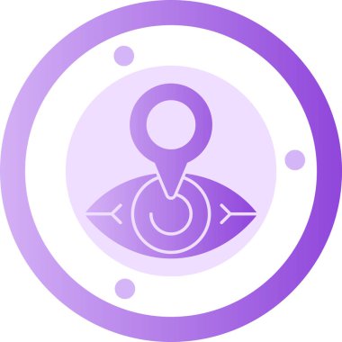 Hedef. Web simgesi basit illüstrasyon