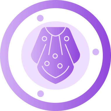 Benzersiz moda ikonu vektör illüstrasyonu