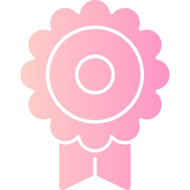 Rozet. Web simgesi basit illüstrasyon