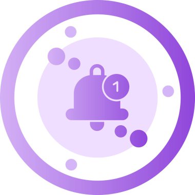 Çan simgesi vektör illüstrasyonu