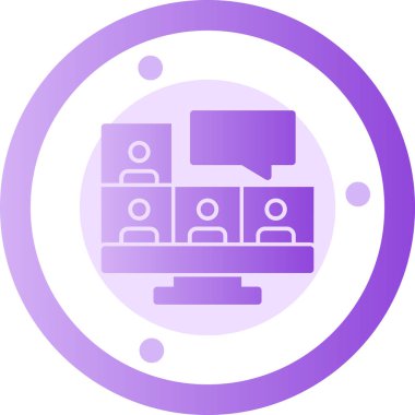 Bilgisayar. Web simgesi basit illüstrasyon