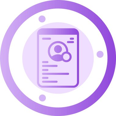 bir belgenin vektör simgesi