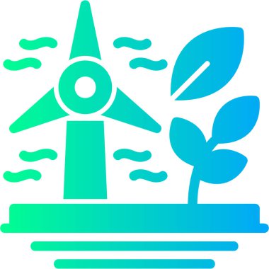 bitki simgesi vektör illüstrasyonu