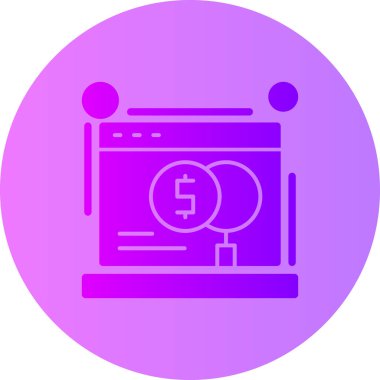 seo modern simgesinin vektör illüstrasyonu