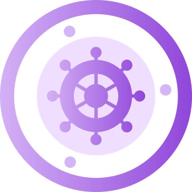 atom. Web simgesi basit illüstrasyon