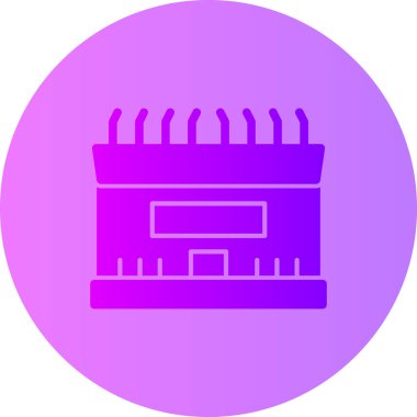 Modern b 'nin vektör illüstrasyonu eksik simgesi