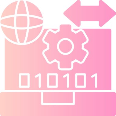 seo modern simgesinin vektör illüstrasyonu