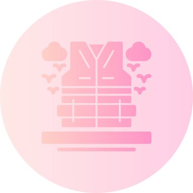 Çin Yeni Yıl ikonu, basit vektör illüstrasyonu