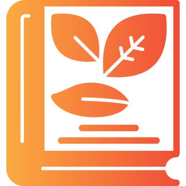 Bir kitap simgesinin vektör illüstrasyonu