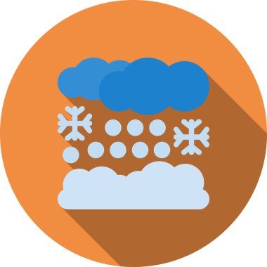 Kar simge vektör çizim