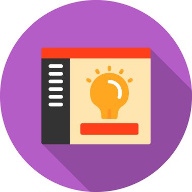 fikir web simgesi vektör illüstrasyonu