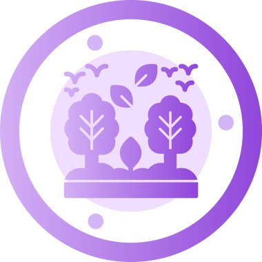 Vektör Ağacı Simgesi illüstrasyonu