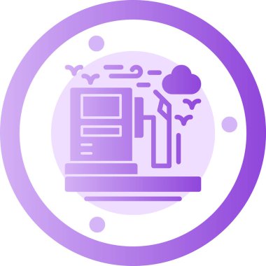 Klima simgesinin vektör illüstrasyonu