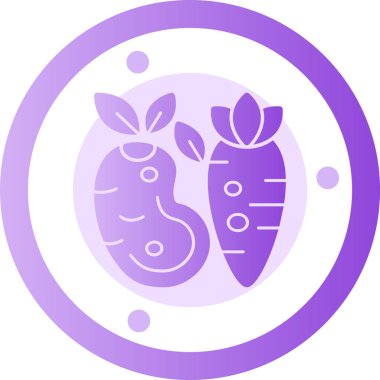 Gıda simgesinin vektör illüstrasyonu