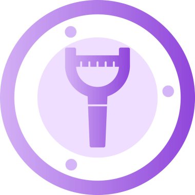 Boya silindiri. Web simgesi basit bir illüstrasyon. vektör illüstrasyonu