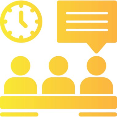 iş insanları grup simgesi ana hatlar biçiminde