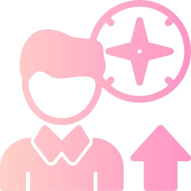 Kadın simgesinin vektör illüstrasyonu