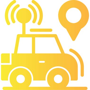 Taksiyle. Web simgesi basit illüstrasyon