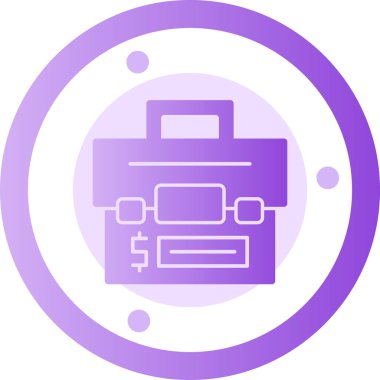 İş çantası. Web simgesi