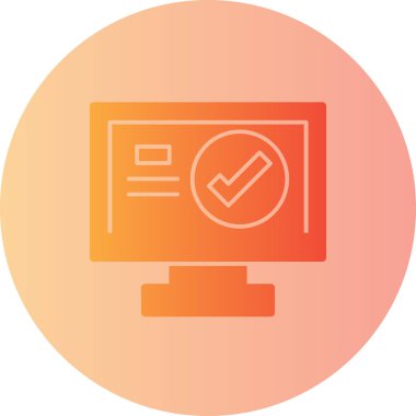 Modern simgenin vektör illüstrasyonu